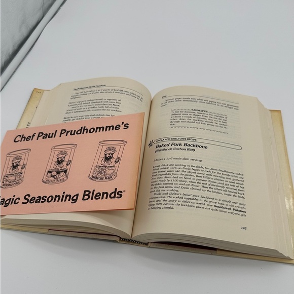 The Prudhomme Family Cookbook Old Time Louisiana Recipes 1987 Cookbook HB - Picture 5 of 10